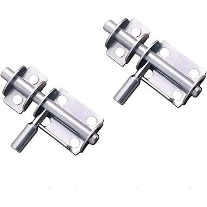 IIVVERR Verrou De Sécurité En Acier Inoxydable Pour Porte De Portail Longueur 8,9 Cm Longueur 9,9 Cm