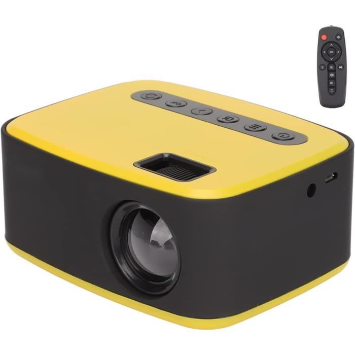 Mini Projecteur Portable 1080p - écran 17-32 Pouces, Durée LED 30 000 H, Connectique HDMI/AV/USB - Pour Films, Jeux, Présentation - 8