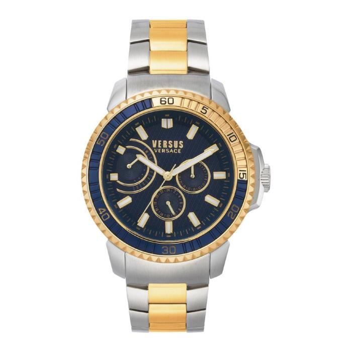Montre - Versus - VSPLO0719 Aberdeen - Acier inoxydable - Résistante à leau 50m - Multifonctionnelle Montre - Versus - VSPLO0719 Aberdeen - Acier inoxydable - Résistante à leau 50m - Multifonctionnelle