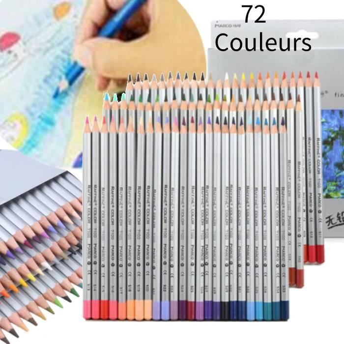 72 Couleur Huile professionnelle base Crayons Set non-toxique Art Dessin Esquisse peinture 