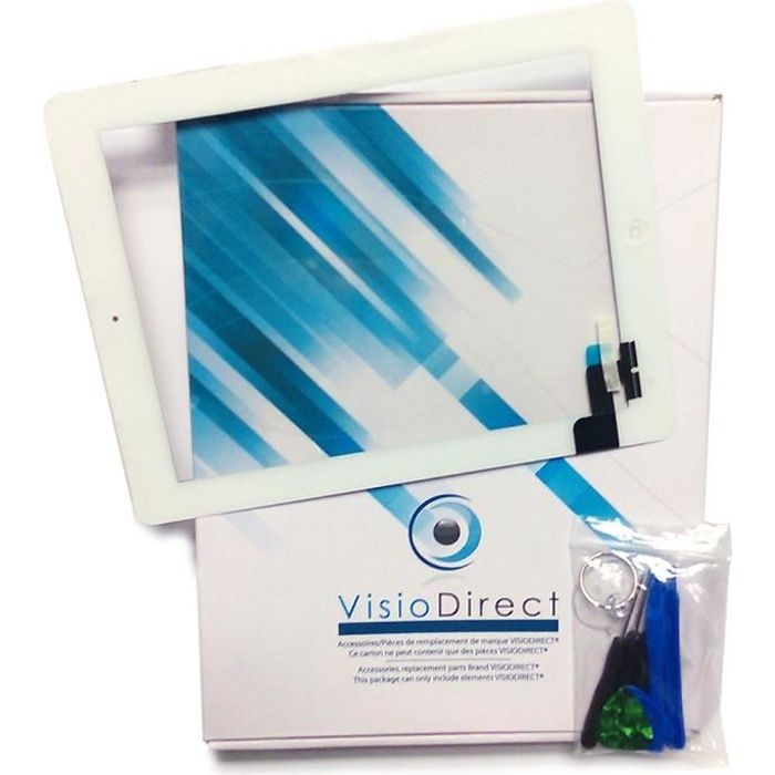 Vetro Touchscreen Bianco Per IPad Air 1 / IPad 5 Con Adesivi E Strumenti