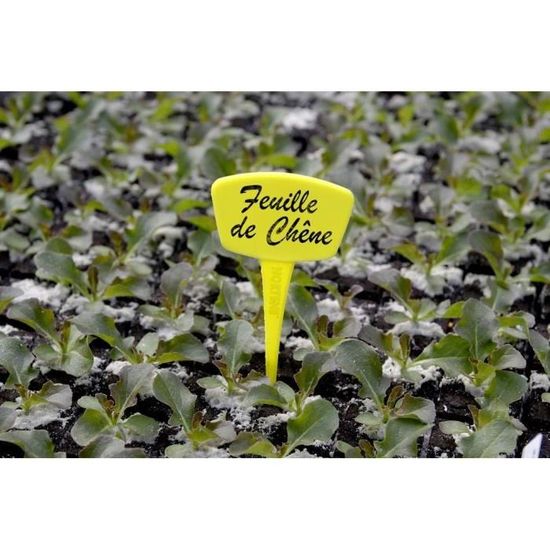 15cm Jaune 50 Étiquettes Pour Plantes COM-FOUR Avec Marqueur - 15cm | Pour Jardin, Balcon, Semis étiquetage Semis