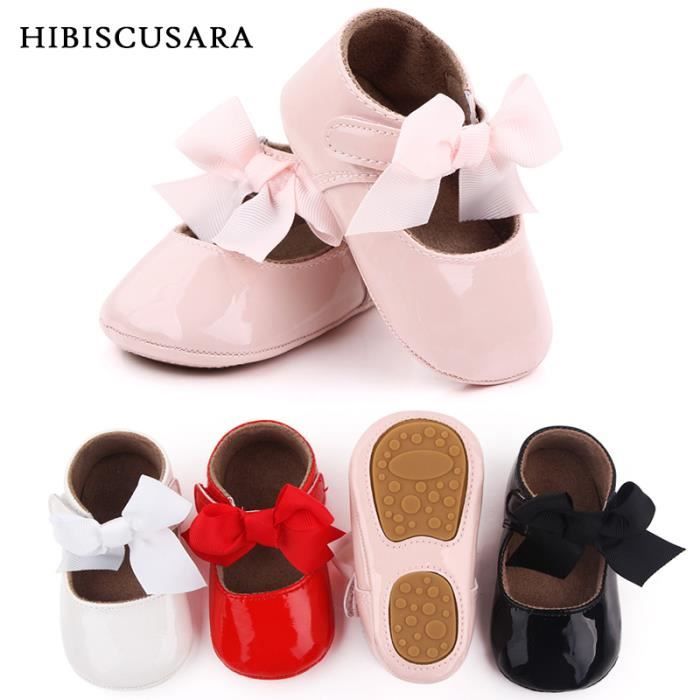 Chaussures De Princesse Anglaises Pour Bébé Et Tout-Petit - Chaussures Printemps Semelle Souple - Style Élégant Et Confortable