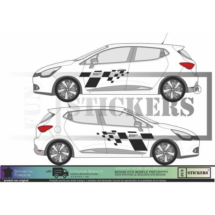 Kit Stickers Damiers Renault Sport - Gamme 3M - GTStickers