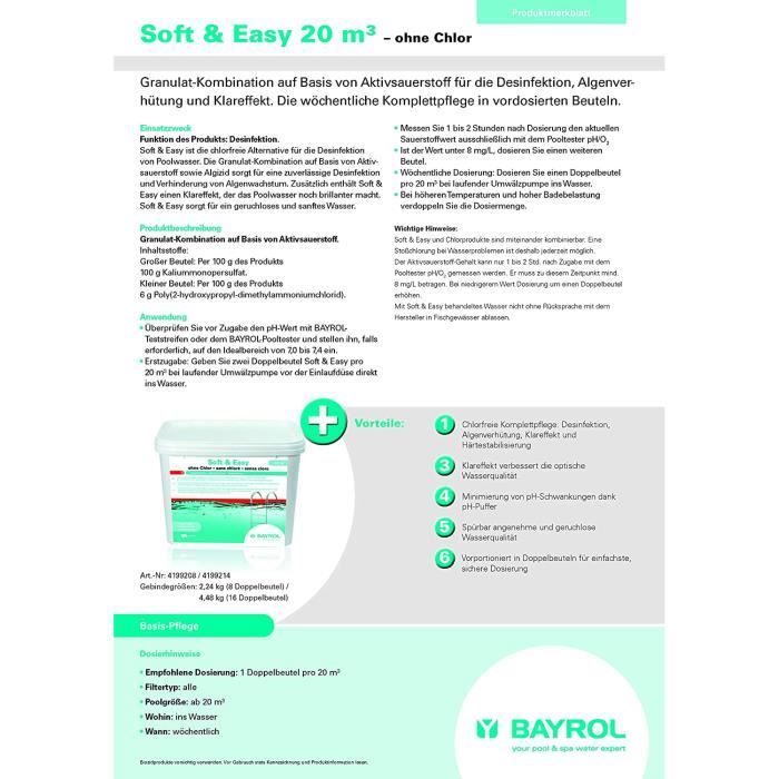 Bayrol PH-Plus Piscine Et Spa - Granulés 1kg Avec Cuillère Doseuse