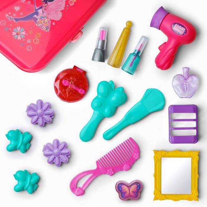 Jouet Fille 3 Ans Jouets Make Up Kit Pretend Princesse Set Jouets avec Sac  à Dos 16pcs pour Enfants Fille 2 3 Ans - Cdiscount Puériculture & Eveil bébé