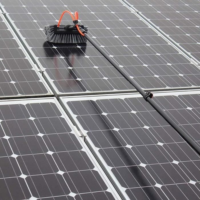 Perche télescopique 7,2 M kit - pour Nettoyage Panneaux solaires