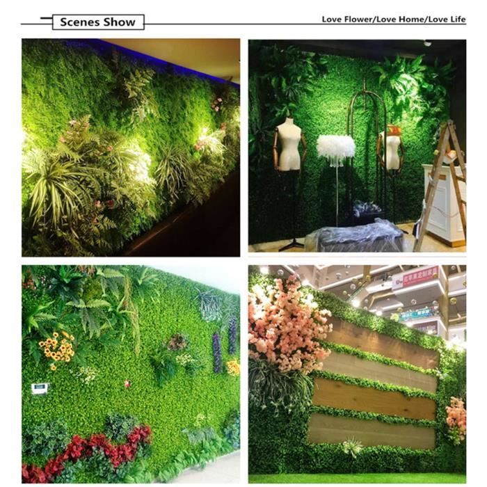 Tapis De Mousse Artificielle Verte Réaliste - Décoration