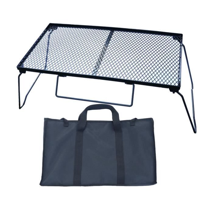 Table Pliante Camping Wisboey – Alliage Aluminium, Ultra-légère, Noire, Pour Pique-nique, Rando, Extérieur