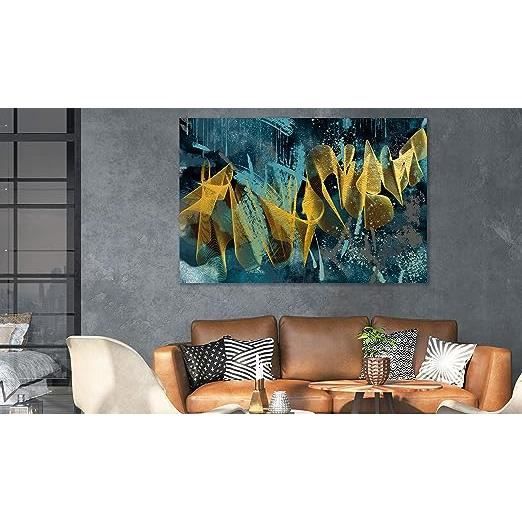 Tableaux Posters Et Arts DécoratifsPlume D'or Peinture Décorative