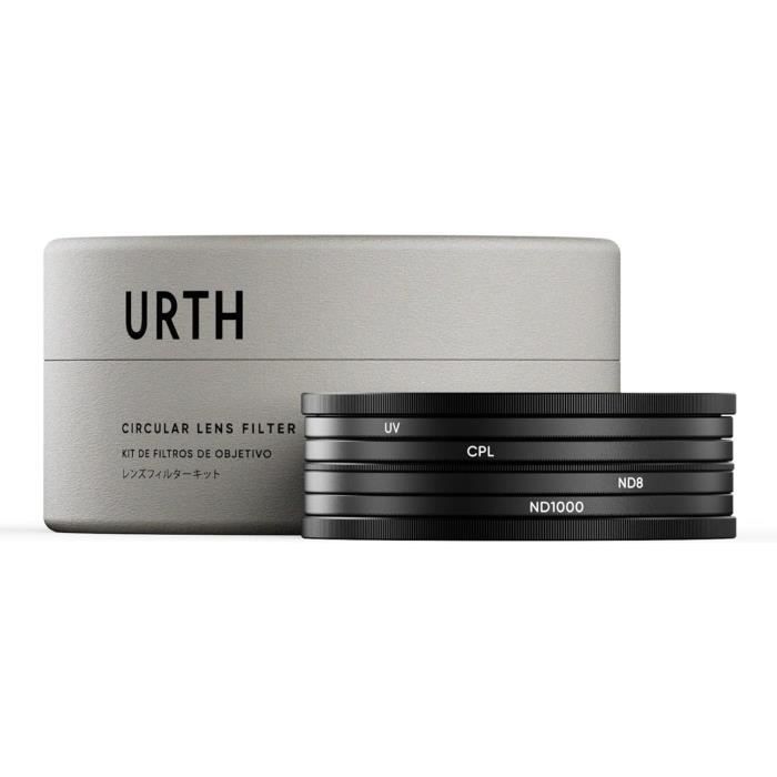 Kit Filtres Urth 67mm - UV + CPL (Polarisant) | Verre Japonais AGC | Anti-Rayures | Pour Objectif Photo