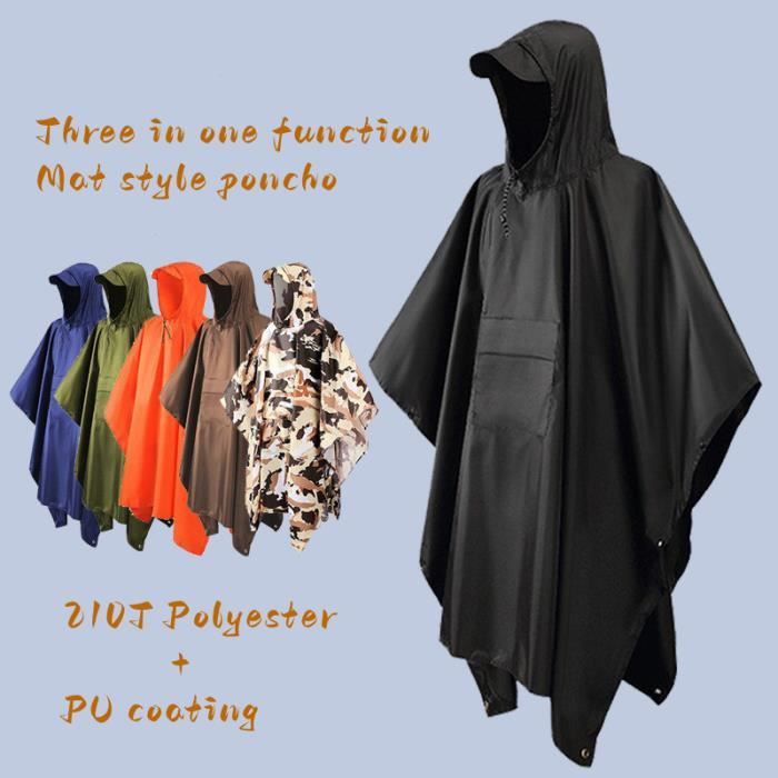 Lot De 200 Ponchos Imperméables Rouges Jetables - Taille Unique, Polyéthylène, Pour Randonnée Ou événements