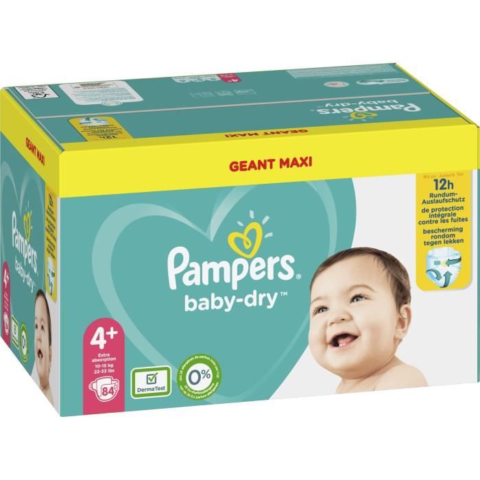 Pampers Couches Baby Dry Maxi taille 4