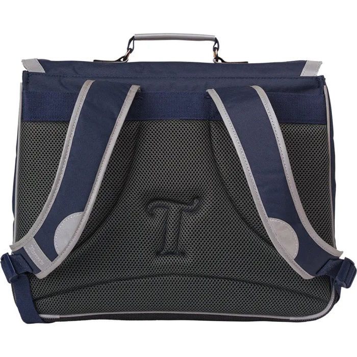 Tann's Elliott 41 Cm - Cartable Fantaisies Spatiales Bleu Marine Garçon - Éco-Responsable & Résistant