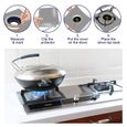 4pc cuisinière à gaz protecteur couverture doublure tapis propre cuisine cuisinière à gaz cuis - Modèle: 1pcs Black  - WMGJMXA02362-2