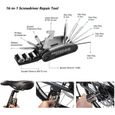 Trousse d'outils de vélo - CHANGM - Kit de réparation multifonction-2