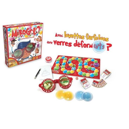 Mirogolo Kind Gegen Eltern Brettspiel – Mit Verrückter Brille, Zeichenspiel Für Familien