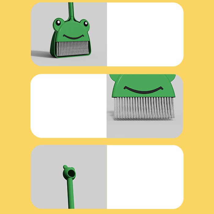 Ensemble balai et pelle à poussière pour chambre à coucher - PELLE - Coupe-vent et sans