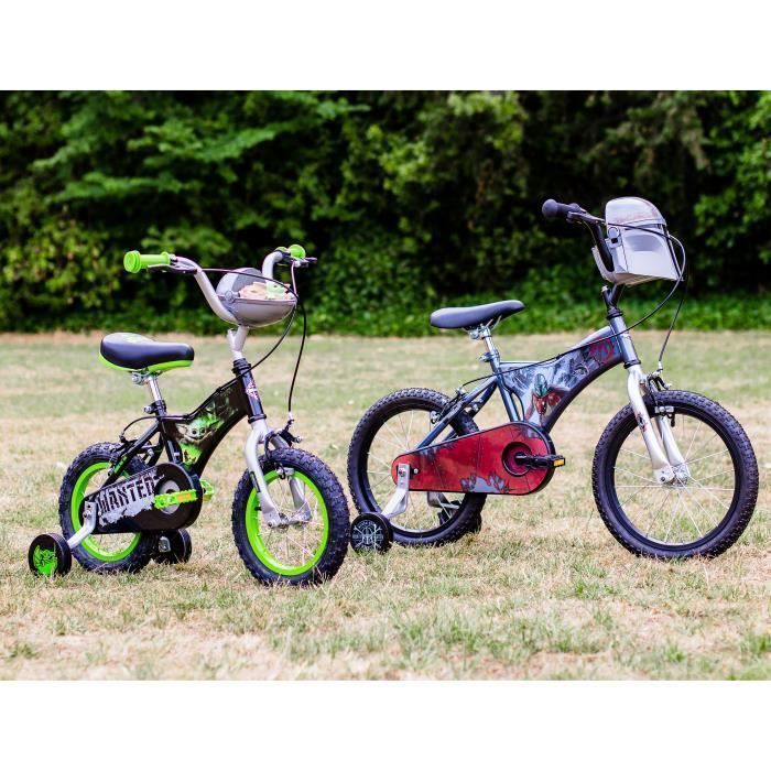 Huffy Star Wars Grogu – Vélo Enfant 30,5 Cm (12 Pouces) – Noir Et Vert – Dès 3 Ans – Officiel The Mandalorian