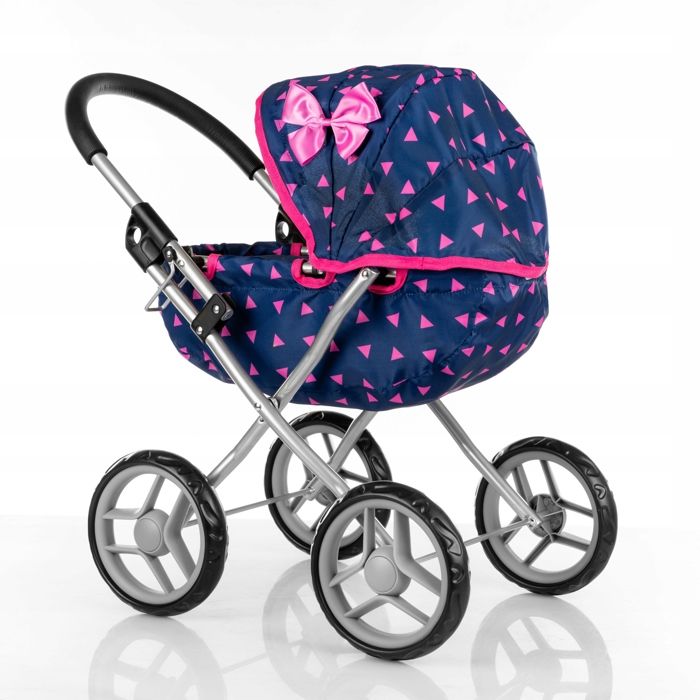 Baby Alive: Landau Classique De Luxe Pour Poupée, Vert, Rose, Cœurs, Accessoire Pour Poupées Jusqu'à 45,7 Cm, Sac à Bandoulière Assorti, Pliable, Rangement, Jouet Pour Enfants, à Partir De 3 Ans