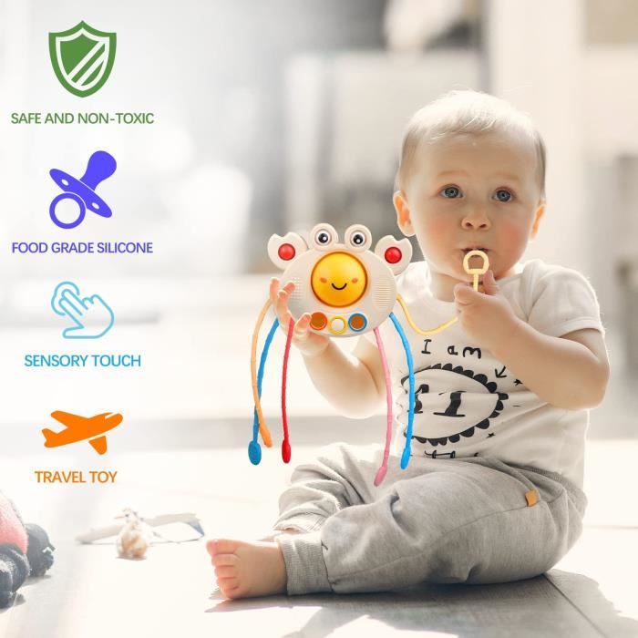 Jouet sensoriel Montessori pour bébé de 0 à 12 mois, bulle de