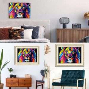 5D Diamond Painting Fleur, Kit De Peinture Diamant Complet Fleur, Diy Père Lavande Diamant