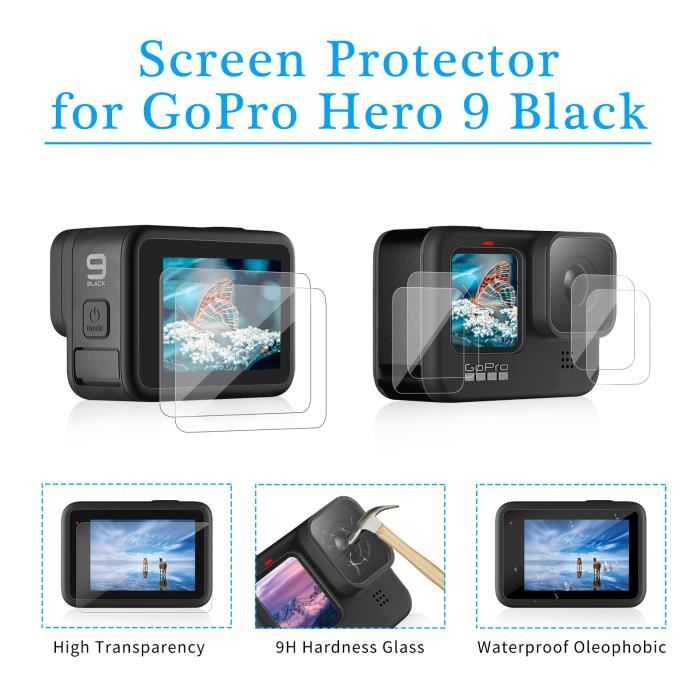 AFAITH Kit d'Accessoires pour GoPro Hero 9/10/11 Black, Étui de  Transport+Boîtier Étanche+Étui en Silicone+Filtres de Plongée - Cdiscount  Appareil Photo