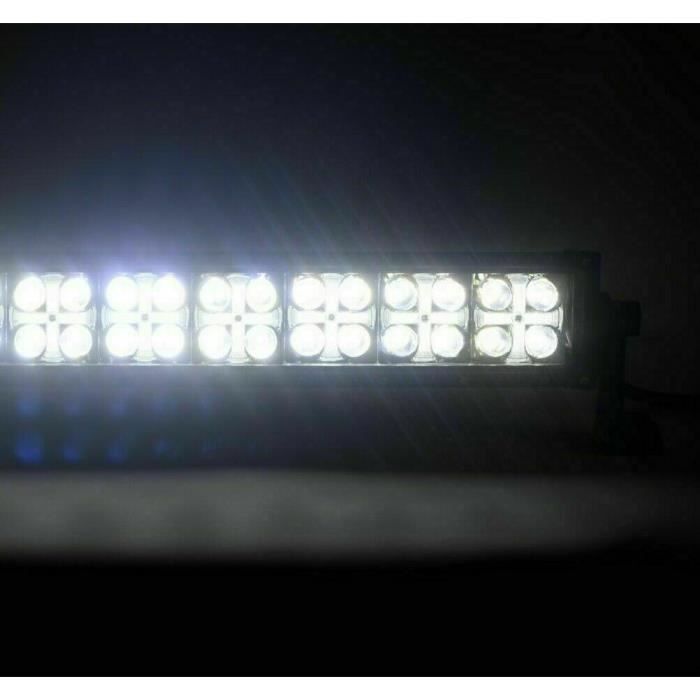 Barre De Phares LED 180W 60 LEDs 80cm Courbée - 12V IP67 - Pour 4x4 & Offroad