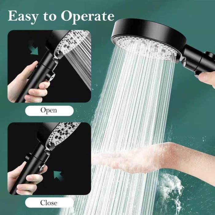 Pommeau De Douche Portable Zodi à Piles - Sac Inclus - Parfait Pour Camping, Van, Plage - Occasion Fonctionnel