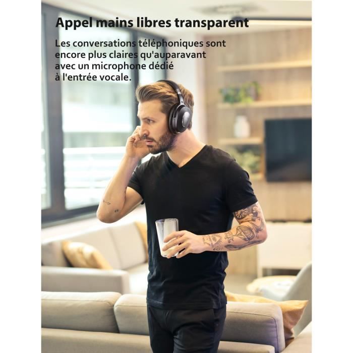 COWIN SE8 Ecouteurs avec suppression active du bruit Ecouteurs sans fil Bluetooth a placer sur l oreille avec microphone Aptx Achat Vente oreillette bluetooth COWIN SE8 Ecouteurs avec suppression acti...