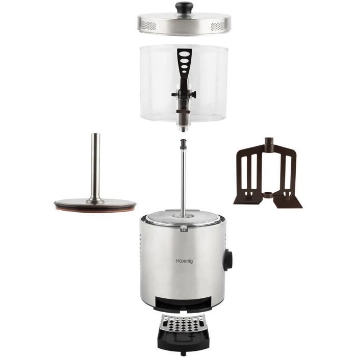 Distributeur De Chocolat Chaud Royal Catering RCSS-3 - 3L, 1200W, Cuve Amovible Pour Buffet