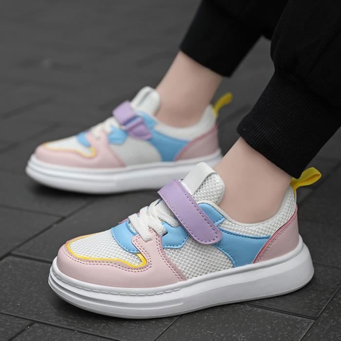 Baskets tn Plus - Femme - Chaussures Entraînement de Sport - Blanc Bleu  Rose - Synthétique - Lacets Blanc bleu rose - Cdiscount Chaussures