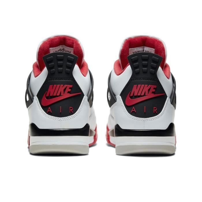 Jordan 4 blanche et rouge deals