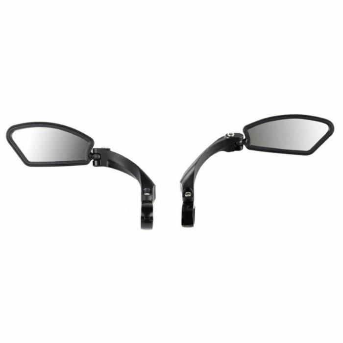 Lot De 2 Rétroviseurs Hafny HF-MR095 Pour Guidon De Vélo – Réglables, Résistants Aux éclaboussures, Sécurité Accrue !