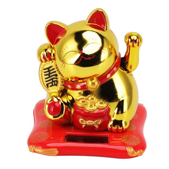 2 Pack Ornement De Chat Porte- Figurine Agitant Décoration Maison