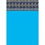 PISCINEO Liner Piscine 75//100 Bleu Clair Frise Florentine Plus 3.60m H1.20m