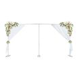 3 x 6m support de mariage en métal - arche rectangulaire - cadre Floral - support de fond décoration, ARCEAU-0