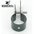 Collier de serrage Ø34mm Serre-joint en métal pour poteau de clôture rond Serre-joint avec vis Accessoires clôture grillagée Vert-0