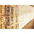 600 LEDs Rideaux Lumineux 6m*3m IDESION Guirlande 8 Modes de Fonctionnement Lumière de Rideau pour Décoration Intérieur -0