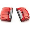 24V LED 2x Double Fonction Feux Blanc Plaque Immatriculation Lumière Et Rouge Feu Position Camion Remorque Châssis-0