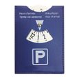 DAMILY® Disque de stationnement Parking Zone Bleue Heure Arrivée-0