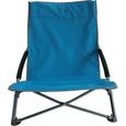 Chaise de camping Midland modele plage - bleu-0