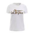 T-shirt femme Guess Gold LA - pure white - S-0