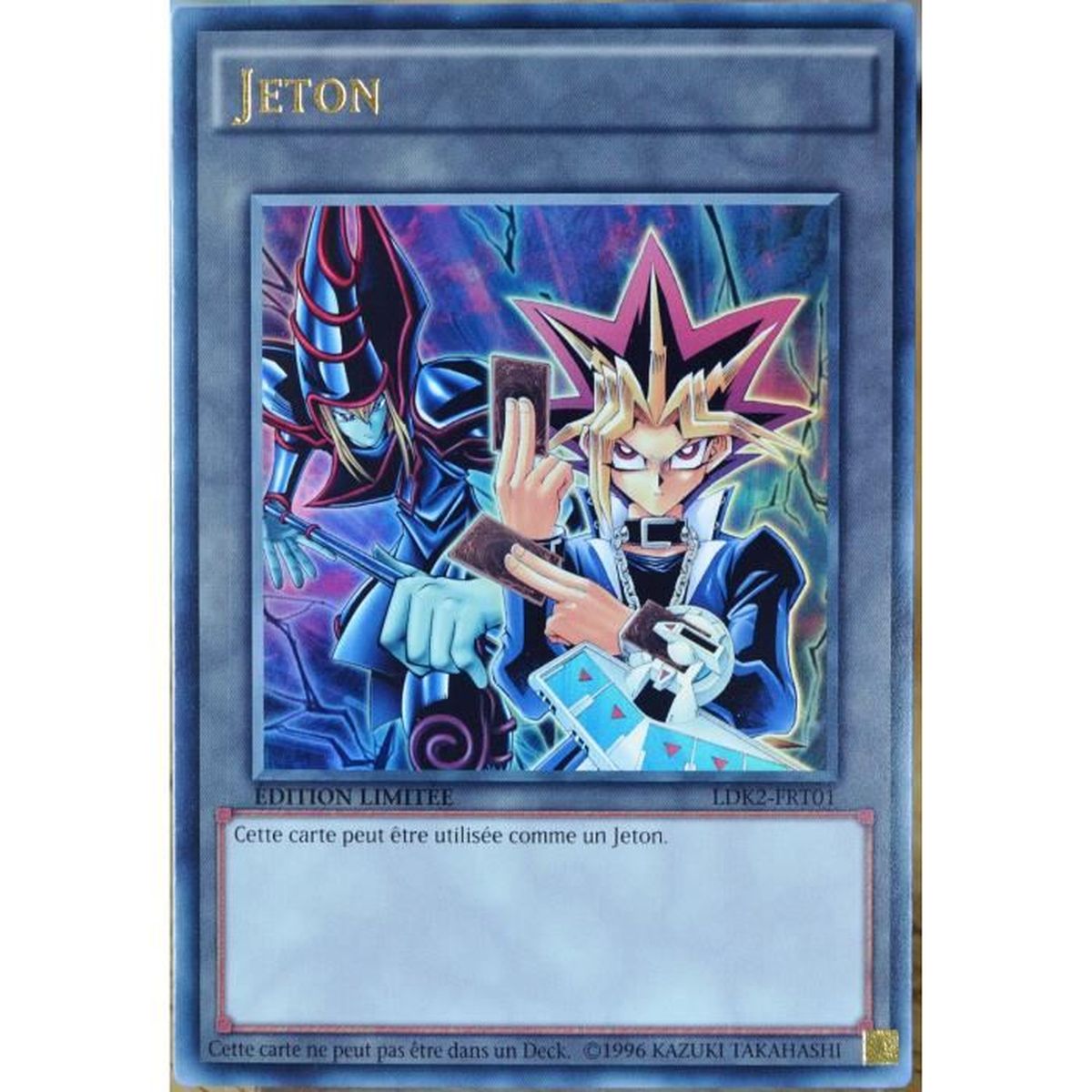 Carte Yu Gi Oh Pas Cher Carte YU-GI-OH LDK2-FRT01 Jeton Yugi et Magicien Sombre - Cdiscount Jeux -  Jouets