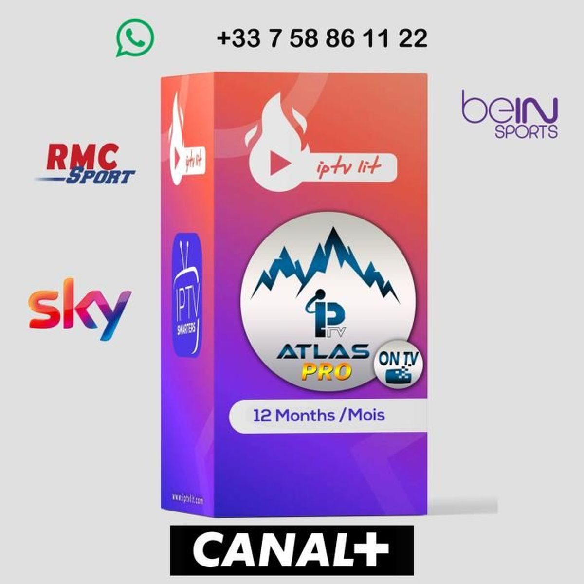 ATLAS PRO ONTV 12 MOIS FHD 4K Cdiscount TV Son Photo