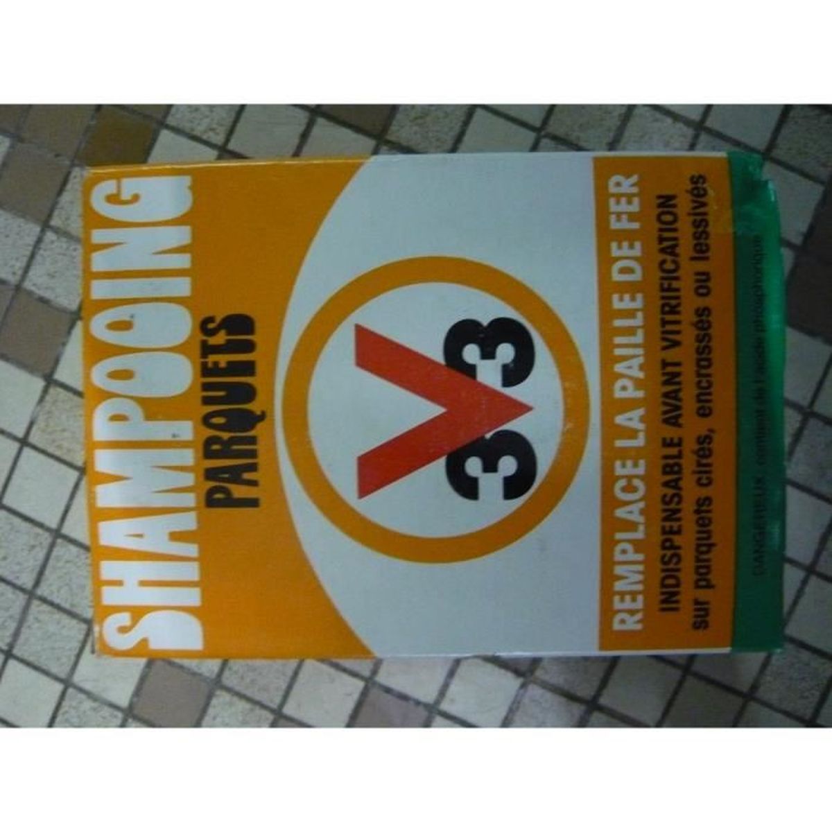 shampooing parquets poudre 600g v33 cdiscount maison