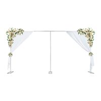 3 x 6m support de mariage en métal - arche rectangulaire - cadre Floral - support de fond décoration, ARCEAU