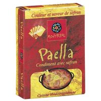 LOT DE 6 - MONTPERAL - Condiment Safran Paella - Epices - boite de 12 g