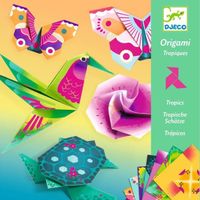Origami - DJECO - Tropiques - Enfant - Mixte - Multicolore - 22x23x3cm