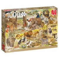 Puzzle Jumbo - Arche de Noé - 1000 pièces - Blanc - Pour enfants à partir de 12 ans